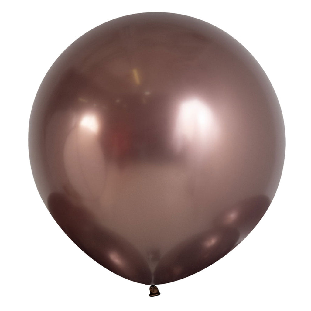 Metallic Reflex Truffle  60cm Latex Balloons, 3PK Sempertex NIS Traders