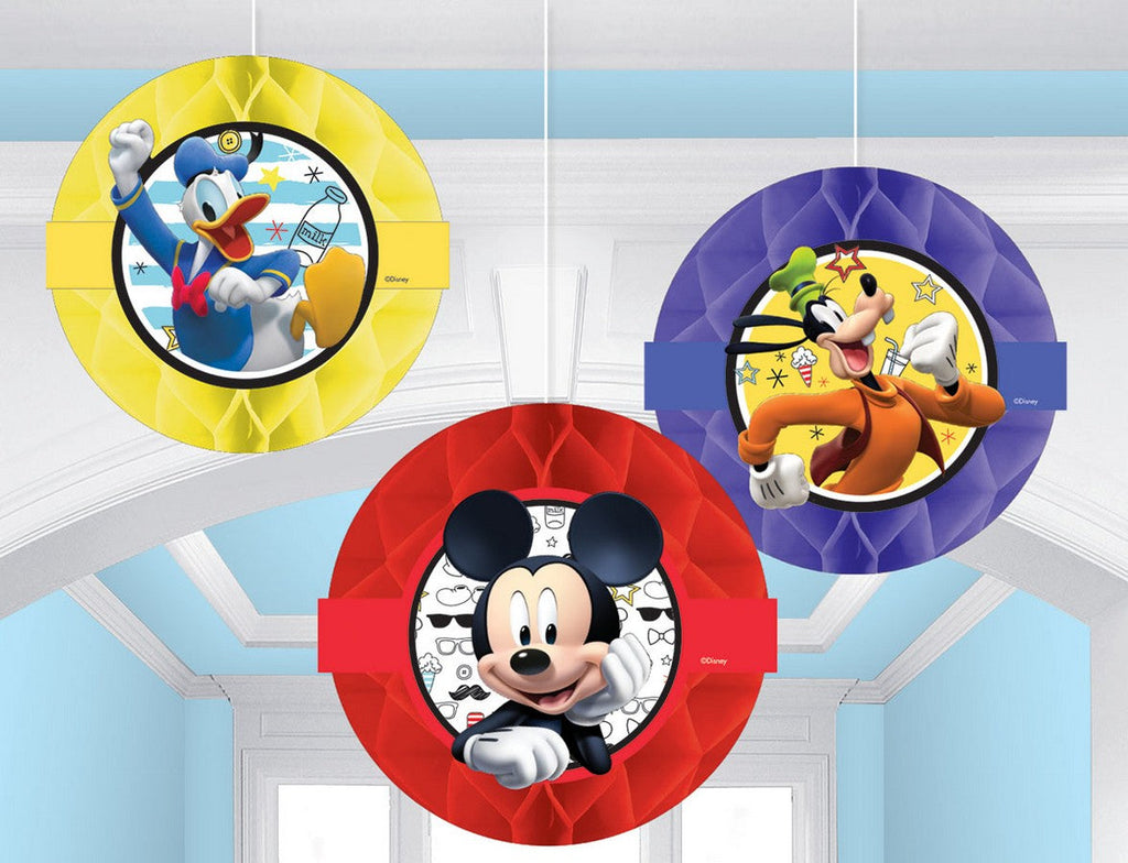 Mickey on the Go Honeycomb Decorations NIS Traders