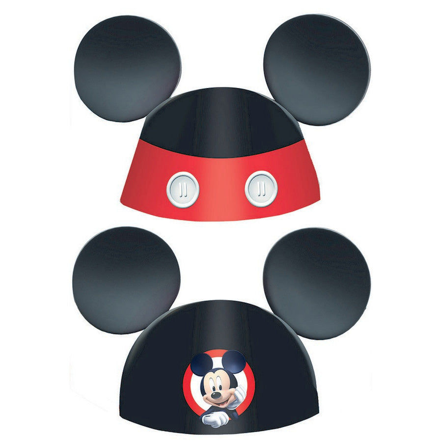 Mickey on the Go Paper Ears Die-Cut Cone Hats NIS Traders