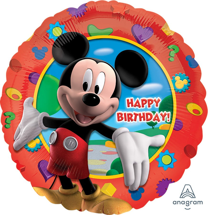 Mickeys Clubhouse Happy Birthday Foil Balloon (45cm) NIS Traders