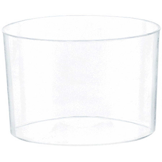 Mini atering Round Bowls Clear Plastic 2.5OZ/ 74ML  40PK NIS Traders