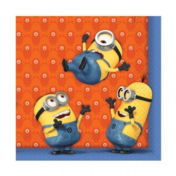 Minions Lunch Napkin 20pk NIS Traders