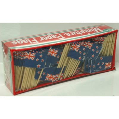 New Zealand Flagpicks Box 500 NIS Traders