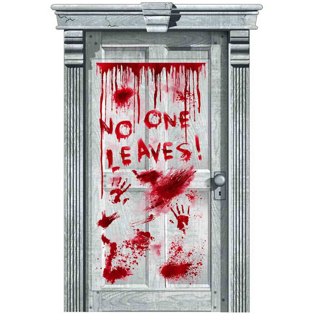 No One Leaves! Dripping Blood Door Deoration Plastic NIS Traders