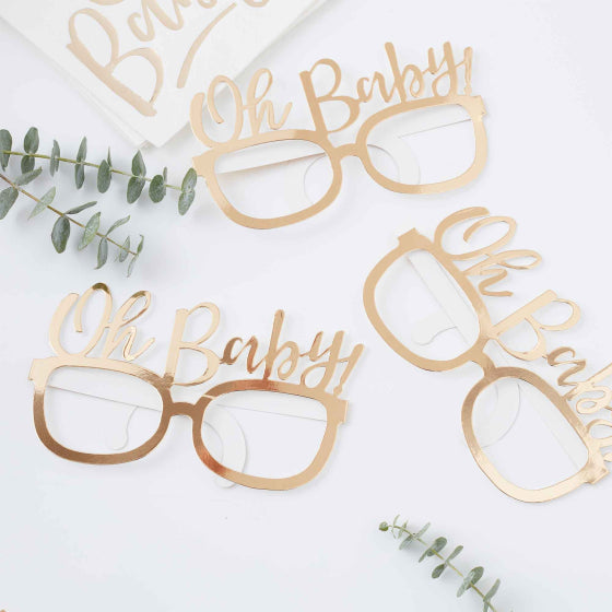 OH BABY! PAPER FUN GLASSES 8 PK NIS Traders