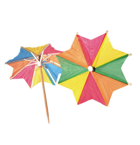 Buy Octagon Umbrella Picks at NIS Packaging & Party Supply Brisbane, Logan, Gold Coast, Sydney, Melbourne, Australia