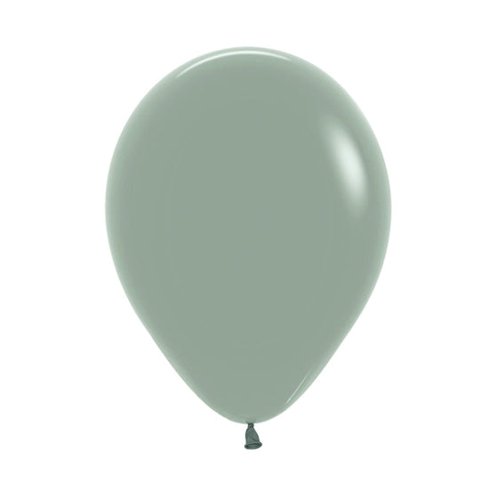 PASTEL DUSK LAUREL GREEN Latex Balloons 12cm, 50pk NIS Traders