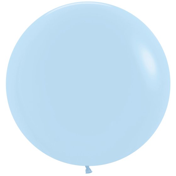 PASTEL MATTE BLUE 60 cm Latex Balloons, 3pk SEMPERTEX NIS Traders