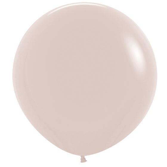 PASTEL WHITE SAND 60cm Latex Balloons, 3PK Sempertex NIS Traders