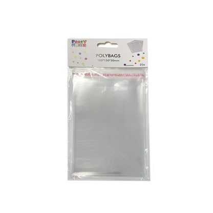 PEAL & SEAL Polybags 100*150*30mm 25pk NIS Traders