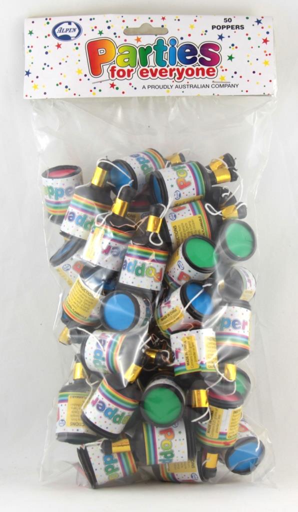 Buy POPPERS P50 at NIS Packaging & Party Supply Brisbane, Logan, Gold Coast, Sydney, Melbourne, Australia