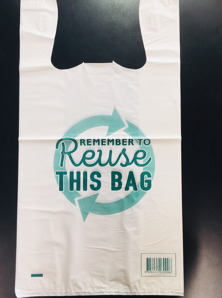 PRINTED Reusable/ Carry Bags - Large  100pk NIS Traders