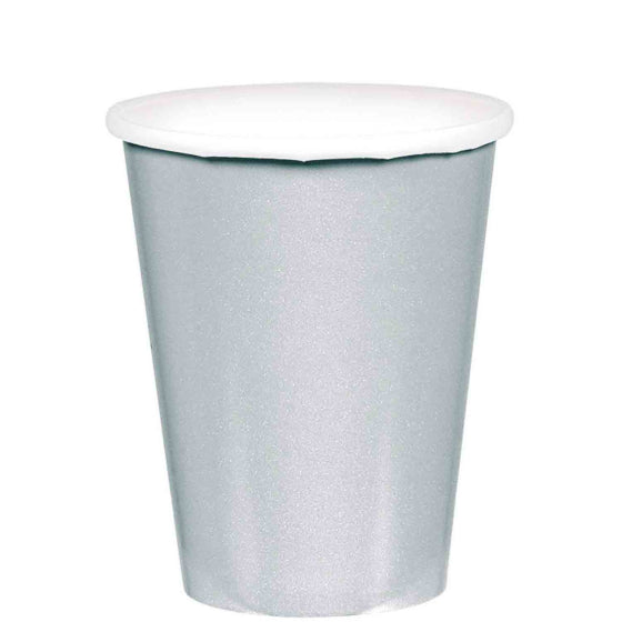 Paper Cups 266ML 20 PACK - SILVER NIS Traders