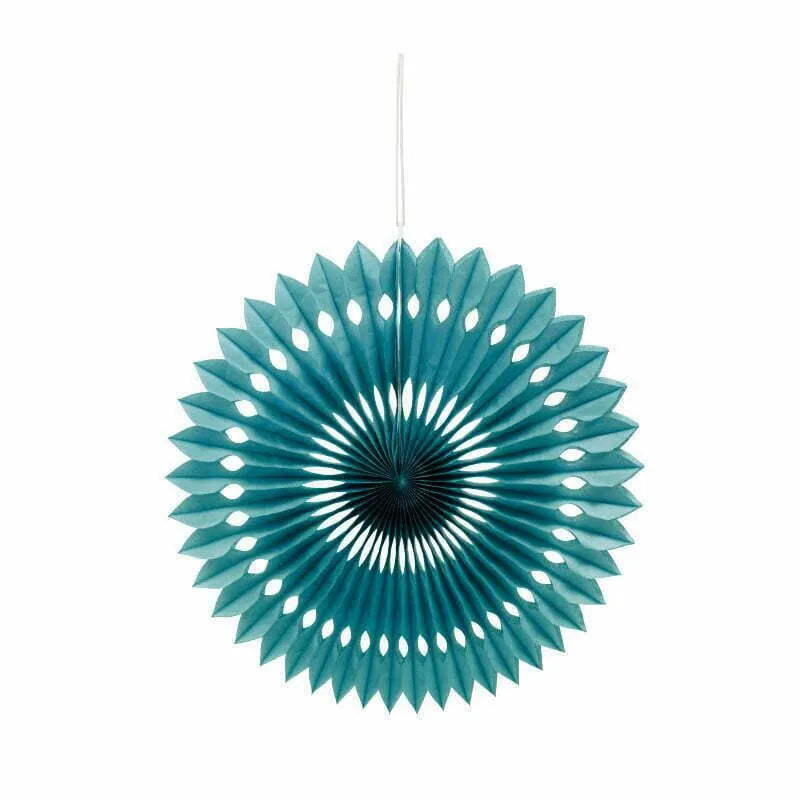 Paper Fan Decoration -BLUE 40CM NIS Traders