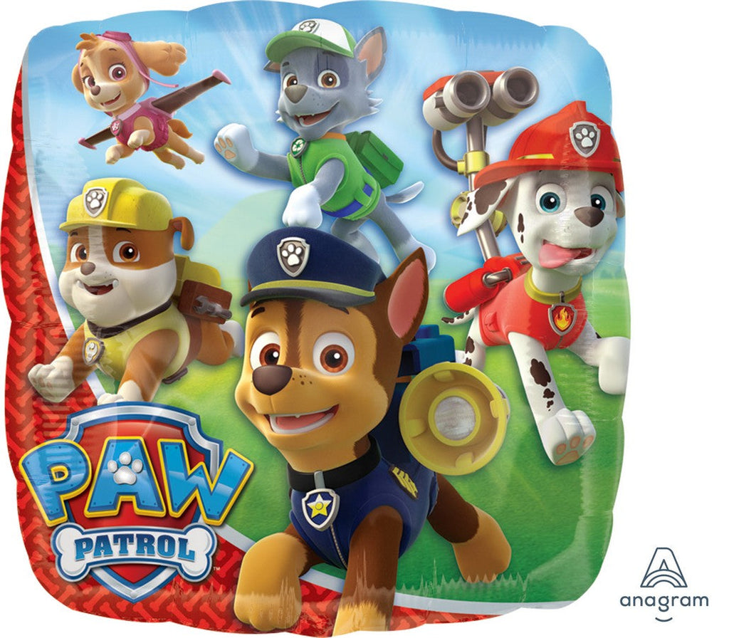 Paw Patrol Characters Foil Balloon 45cm NIS Traders