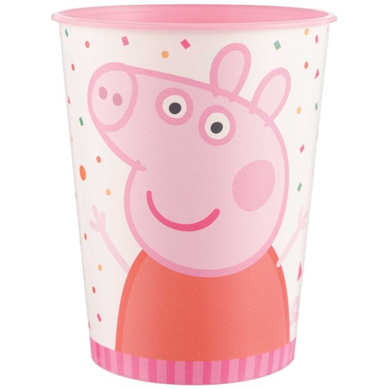 Peppa Pig Confetti Party Favor Cup Plastic 473ML NIS Traders