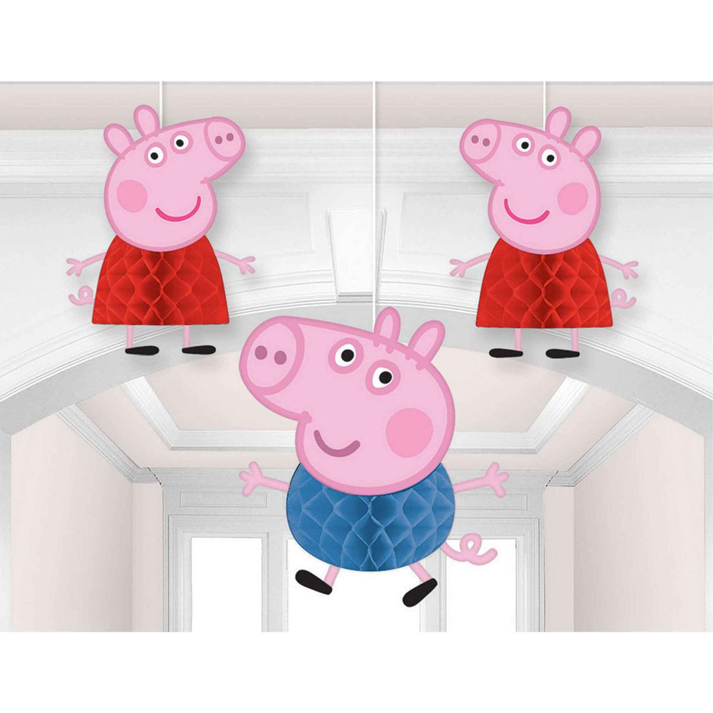 Peppa Pig Honeycomb Decorations - Tissue & Printed Paper NIS Traders