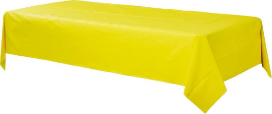 Plastic Rectangular Tablecover-YELLOW SUNSHINE NIS Traders