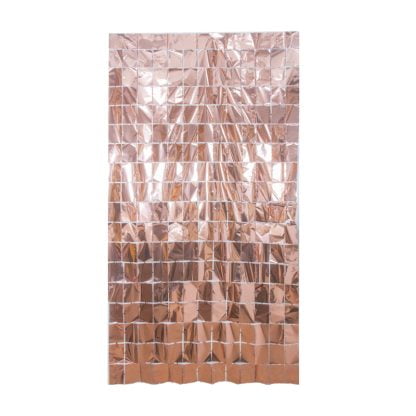 RADIENT CURTAIN- ROSE GOLD SQUARE NIS Traders