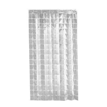 RADIENT CURTAIN- SILVER SQUARE NIS Traders