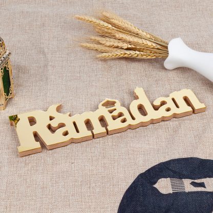 RAMADAN TABLE DECORATION – GOLD NIS Traders