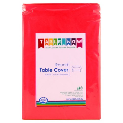 Red Round Tablecover 1 pc NIS Traders