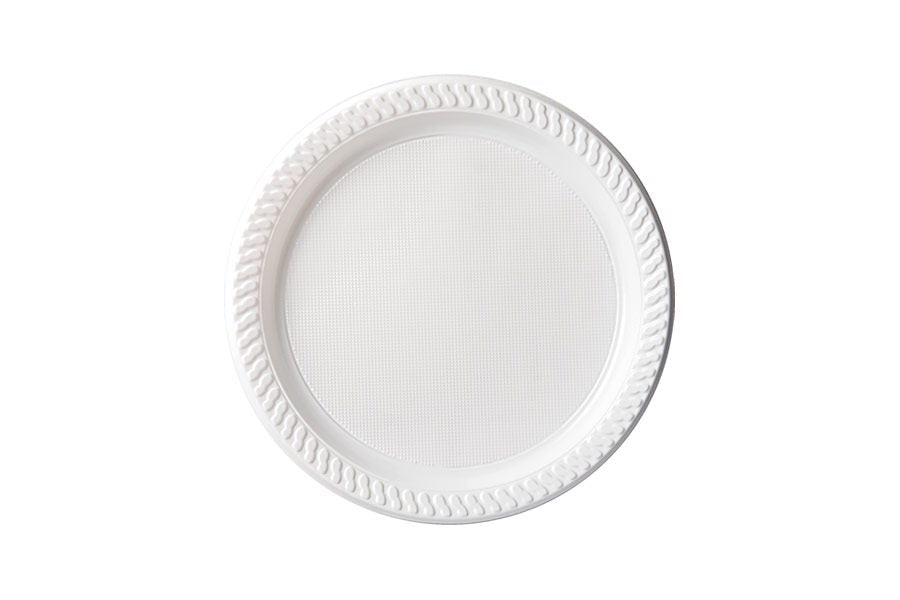 Reusable Dinner Plate White 230mm 25pk NIS Traders