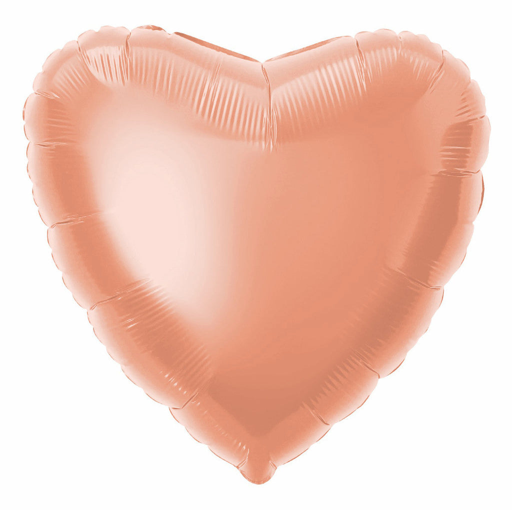 Rose Gold Heart Shape Foil Balloon (45cm) NIS Traders