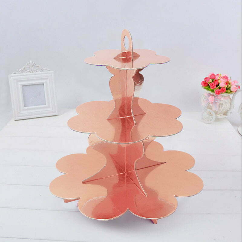 Rosegold Solid Cakestand NIS Traders