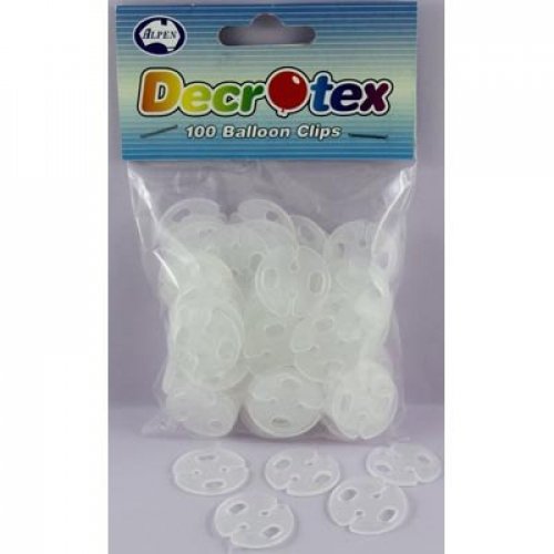 Round Balloon Clips 100pk NIS Traders