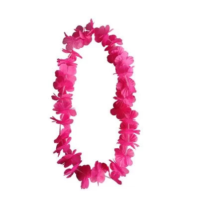 SMALL PETAL LEI 50cm - Hot Pink 1pc NIS Traders