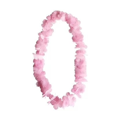 SMALL PETAL LEI 50cm -Pink 1pc NIS Traders