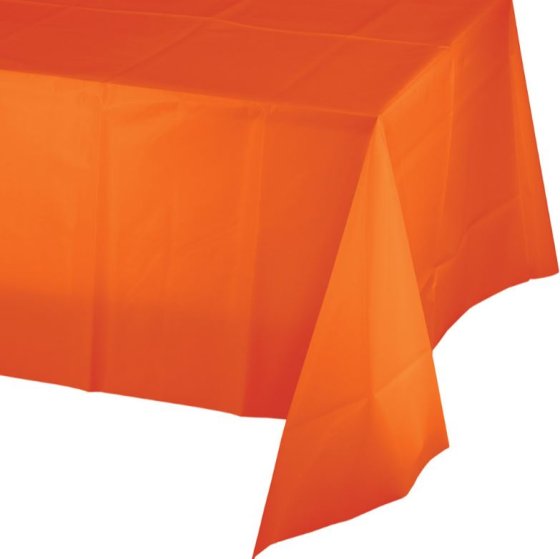 SUNKISSED ORANGE Tablecover Plastic 137cm X 274cm NIS Traders