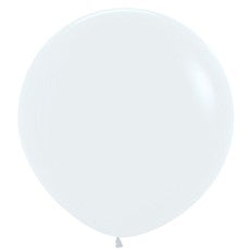 Satin Pearl White Latex Balloons, 2PK NIS Traders