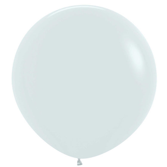 Sempertex Fashion White Latex Balloons 60cm, 3PK NIS Traders