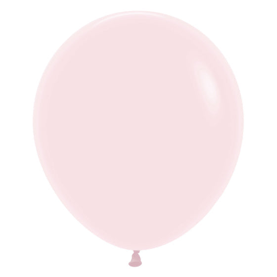 Sempertex Pastel Matte Pink Latex Balloons 45cm, 6pk NIS Traders