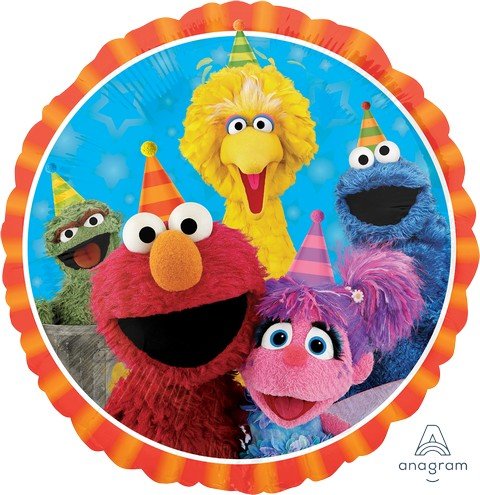 Sesame Street Fun Foil Balloon 45cm NIS Traders