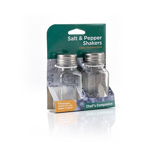 Shaker Salt and Pepper Glass Pk2 NIS Traders