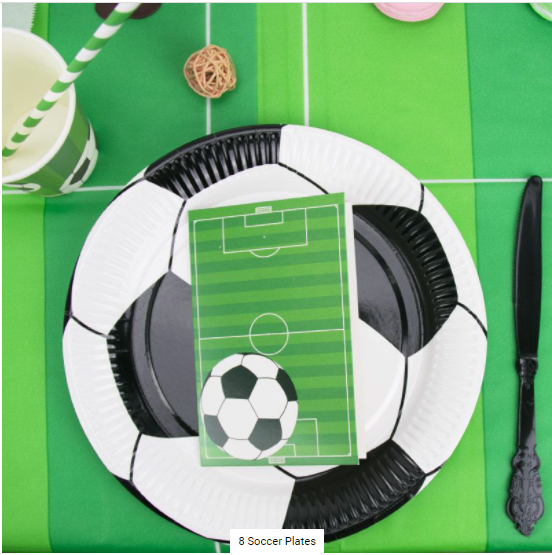 Buy Soccer Plates at NIS Packaging & Party Supply Brisbane, Logan, Gold Coast, Sydney, Melbourne, Australia