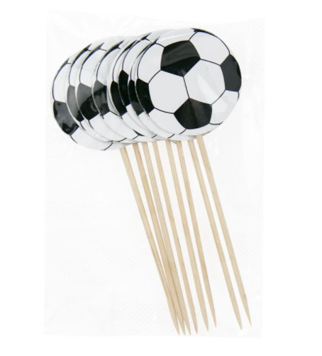 Buy Soccer picks 8pc at NIS Packaging & Party Supply Brisbane, Logan, Gold Coast, Sydney, Melbourne, Australia