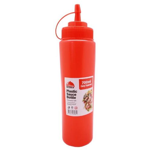 Squeeze Bottle Red 700ml 1pc NIS Traders
