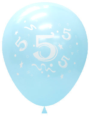 Buy Standard Blue 2Side Print Balloons #5 at NIS Packaging & Party Supply Brisbane, Logan, Gold Coast, Sydney, Melbourne, Australia