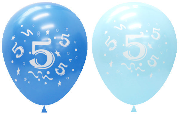 Buy Standard Blue 2Side Print Balloons #5 at NIS Packaging & Party Supply Brisbane, Logan, Gold Coast, Sydney, Melbourne, Australia
