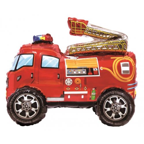 Standing Airz Fire Engine (39x39x47cm) Shape 1pk NIS Traders