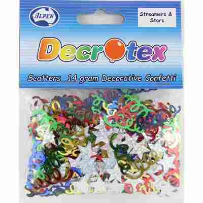 Buy Streamers & Stars 14gm Scatters at NIS Packaging & Party Supply Brisbane, Logan, Gold Coast, Sydney, Melbourne, Australia