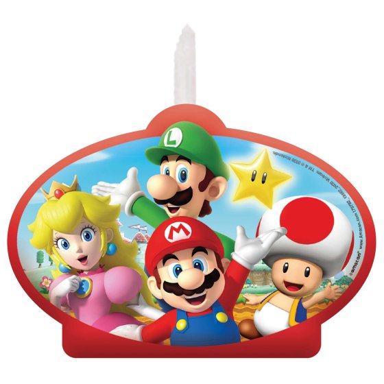 Super Mario Brothers Candle 1pc NIS Traders