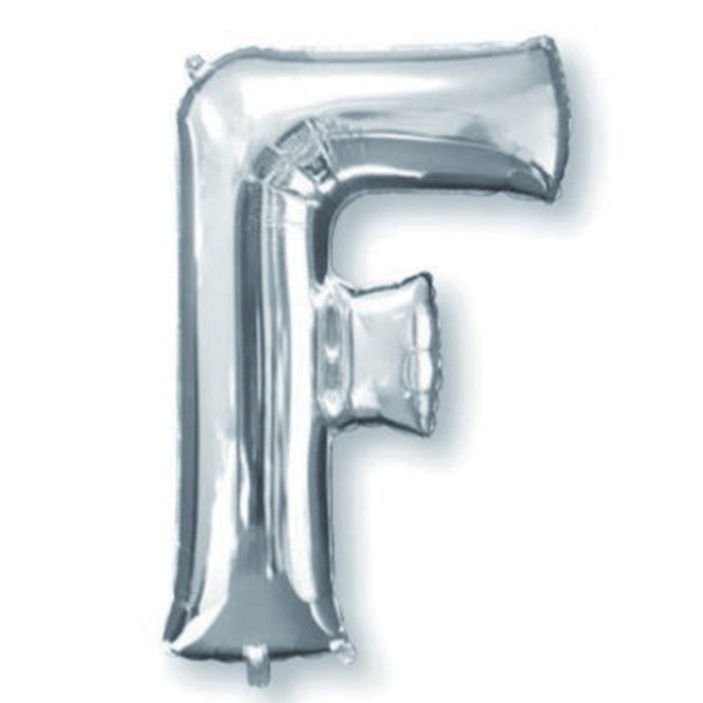 SuperShape Letter F Silver (34 inch) NIS Traders