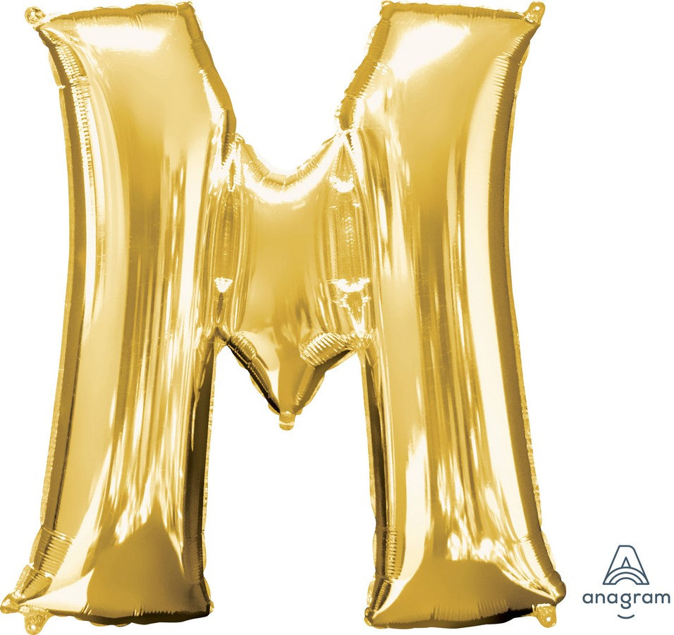 SuperShape Letter M Gold. NIS Traders