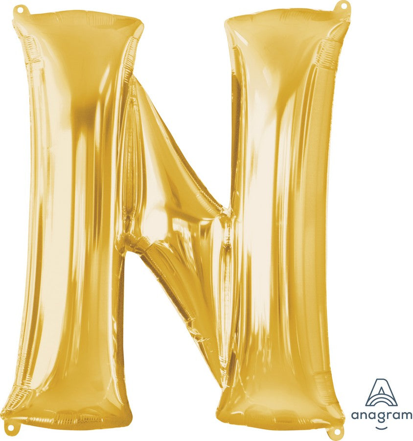 SuperShape Letter N Gold. NIS Traders