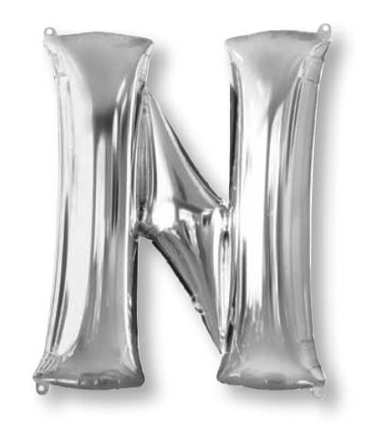 SuperShape Letter N Silver. NIS Traders